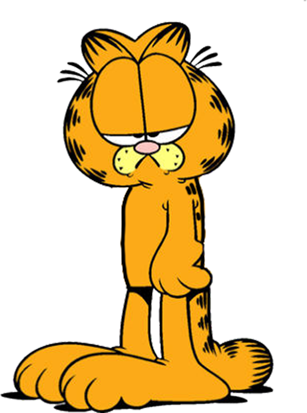 Image of thin Garfield